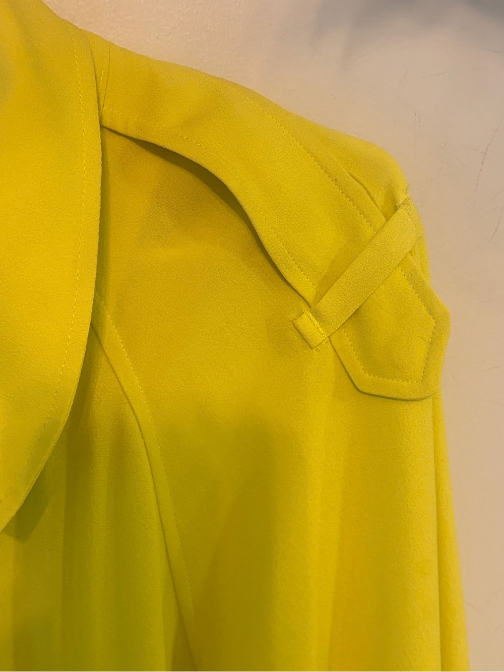 BABATON 100% Silk Chartreuse Utility Jacket | Aritzia Minimal Luxe - Picture 5 of 11